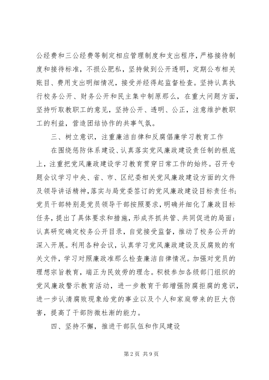 2023年个人党风廉政建设自查报告某年.docx_第2页