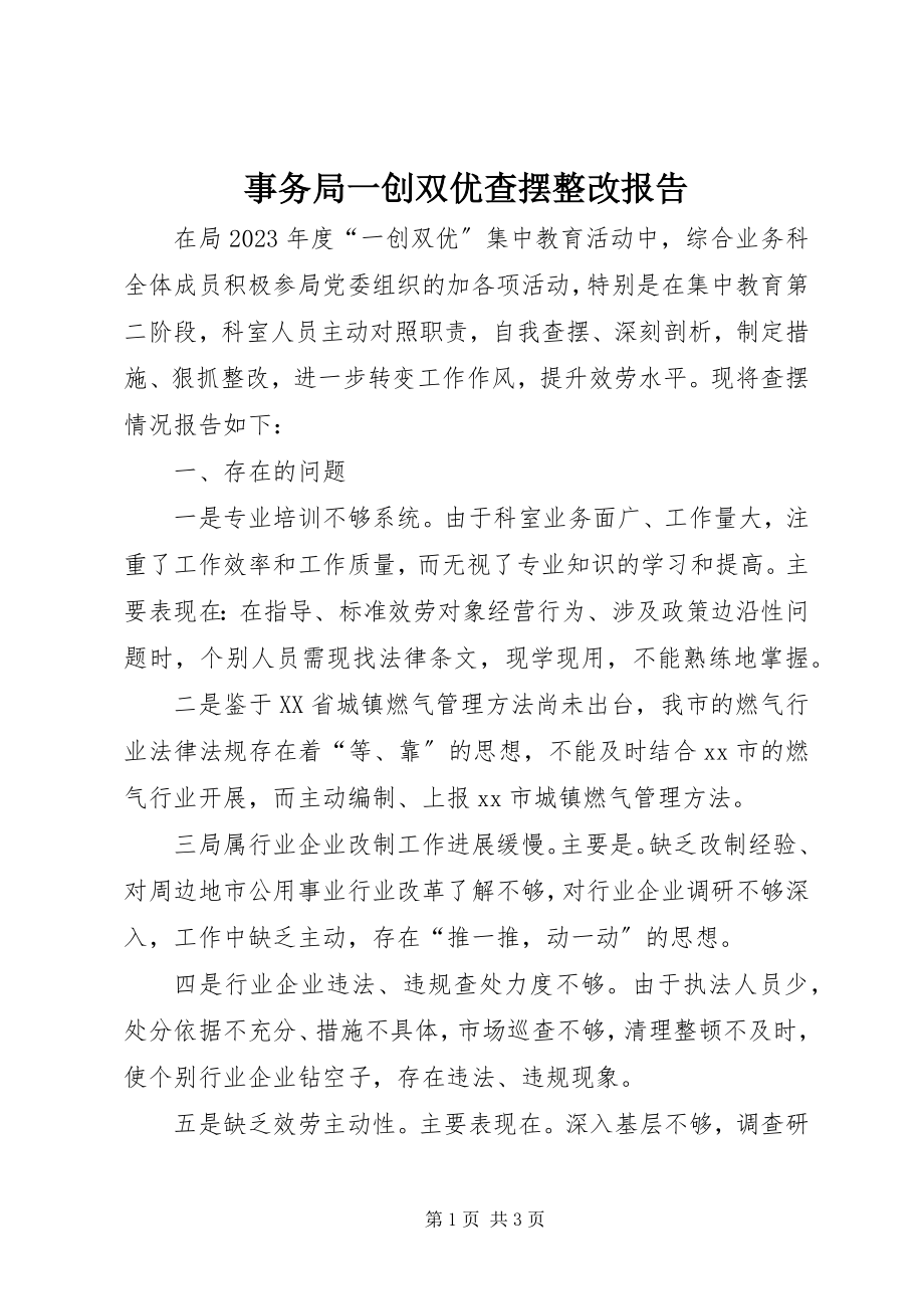 2023年事务局一创双优查摆整改报告.docx_第1页