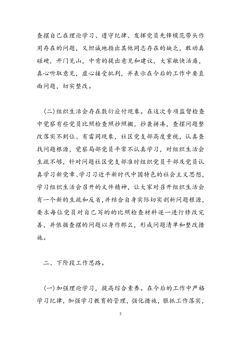 2023年从严治党队伍对照整治工作报告材料.doc_第2页