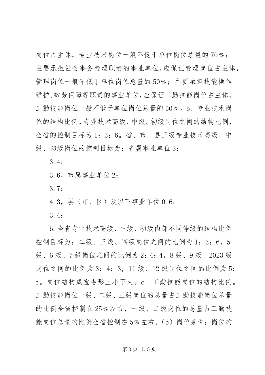 2023年事业单位岗位设置管理工作调研报告.docx_第3页