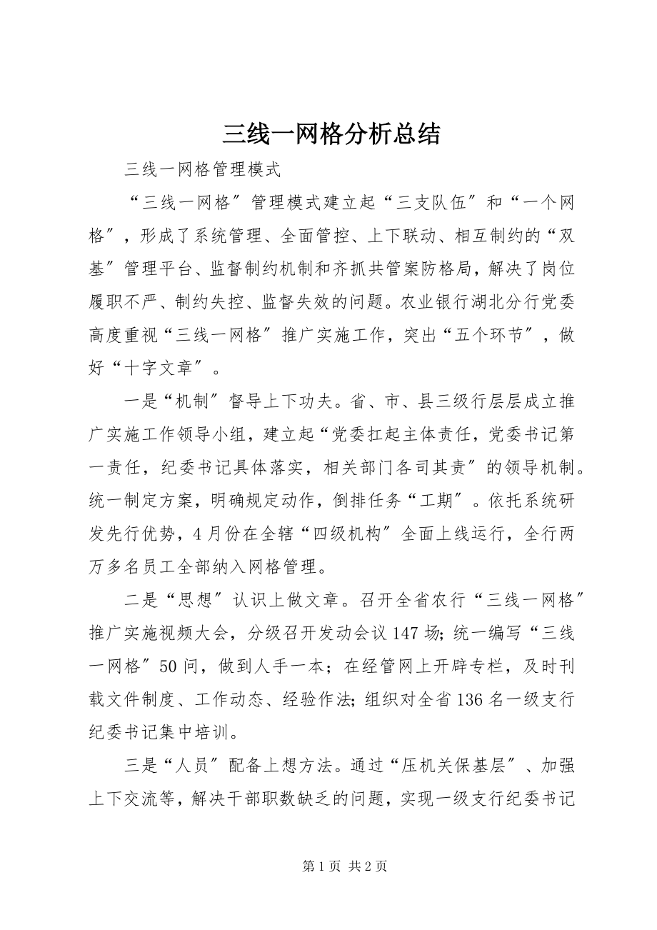 2023年三线一网格分析总结.docx_第1页