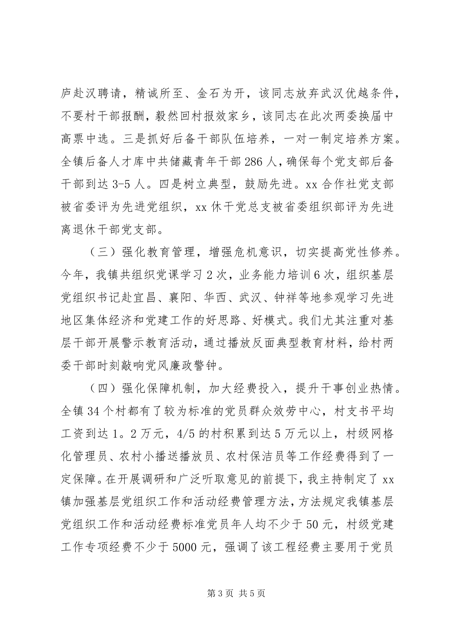 2023年乡镇组织干事述职报告.docx_第3页