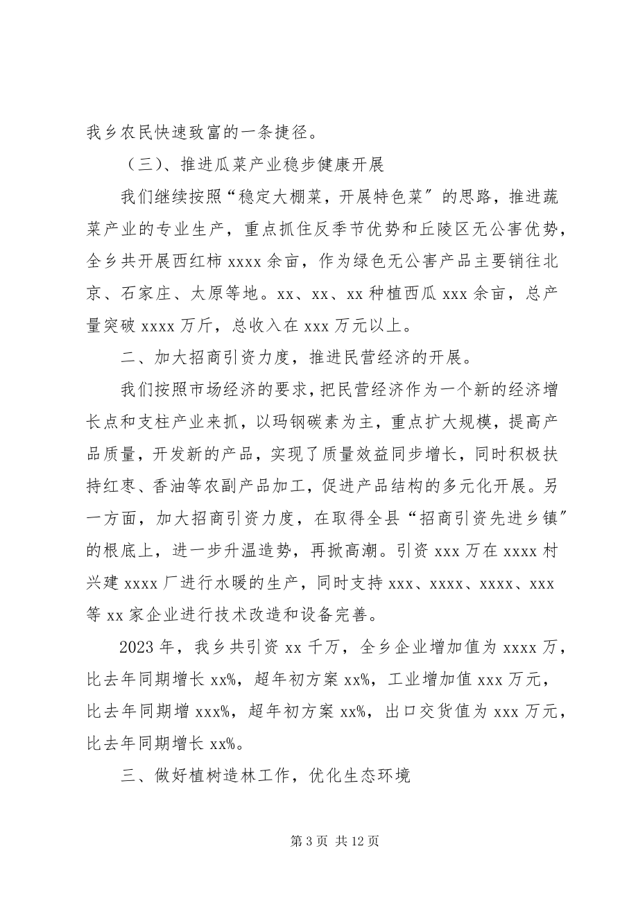 2023年乡政府工作报告.docx_第3页