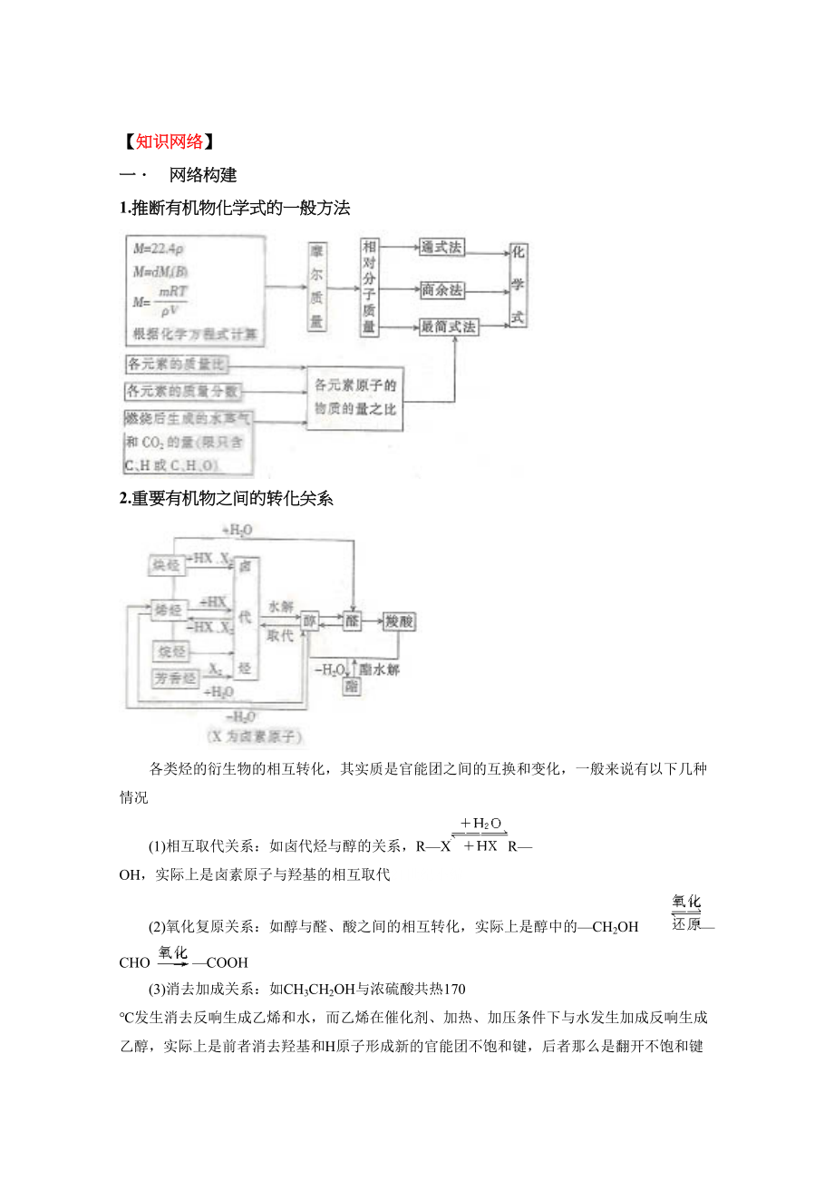 2023年高考二轮复习化学教案专题13《有机物的推断与合成》doc高中化学.docx_第2页