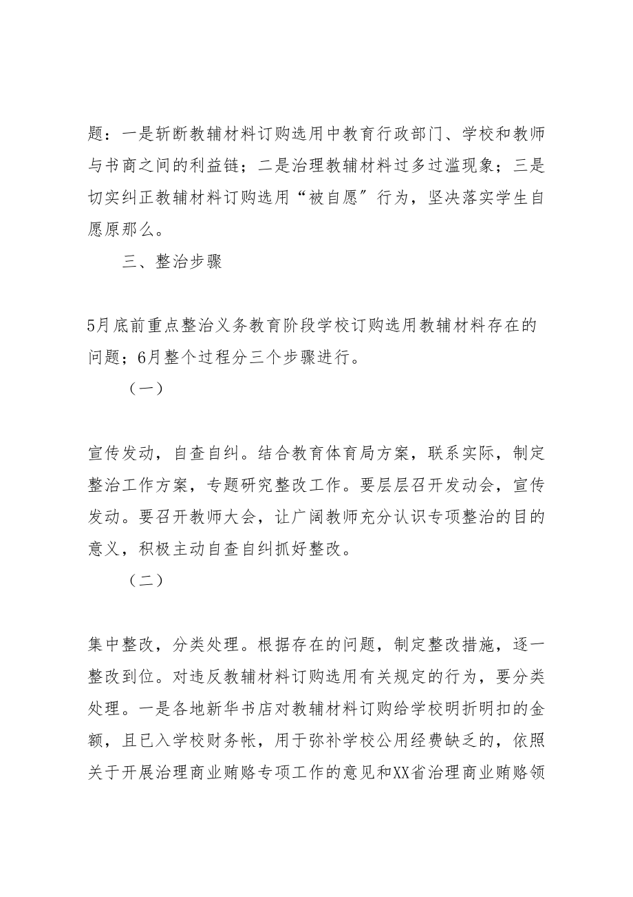 2023年学校教辅材料管理专项整治工作方案.doc_第2页