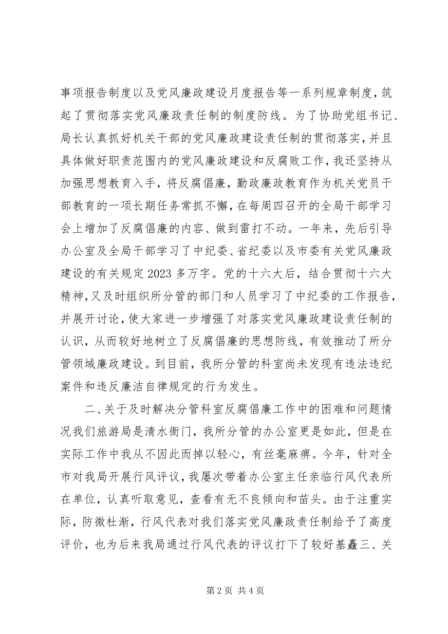 2023年个人党风廉政建设责任制执行情况的自查报告.docx_第2页