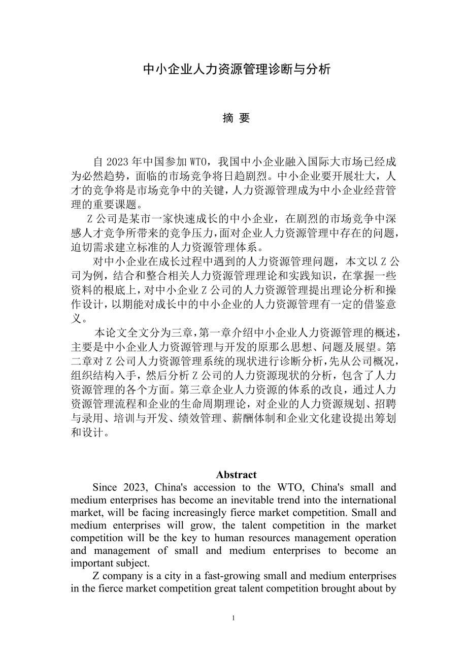 2023年中小企业人力资源管理诊断与分析.doc_第2页