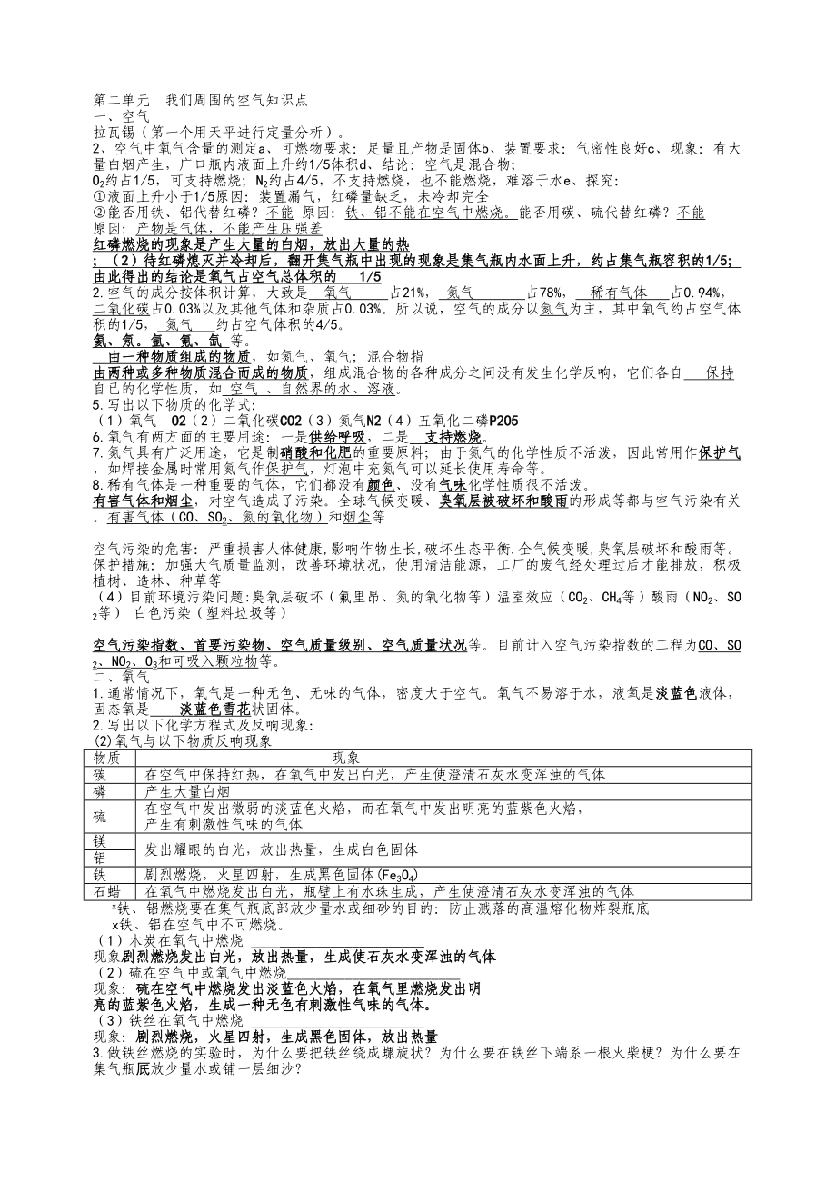 2023年九级化学上册第一单元走进化学世界知识点分析人教新课标版.docx_第3页