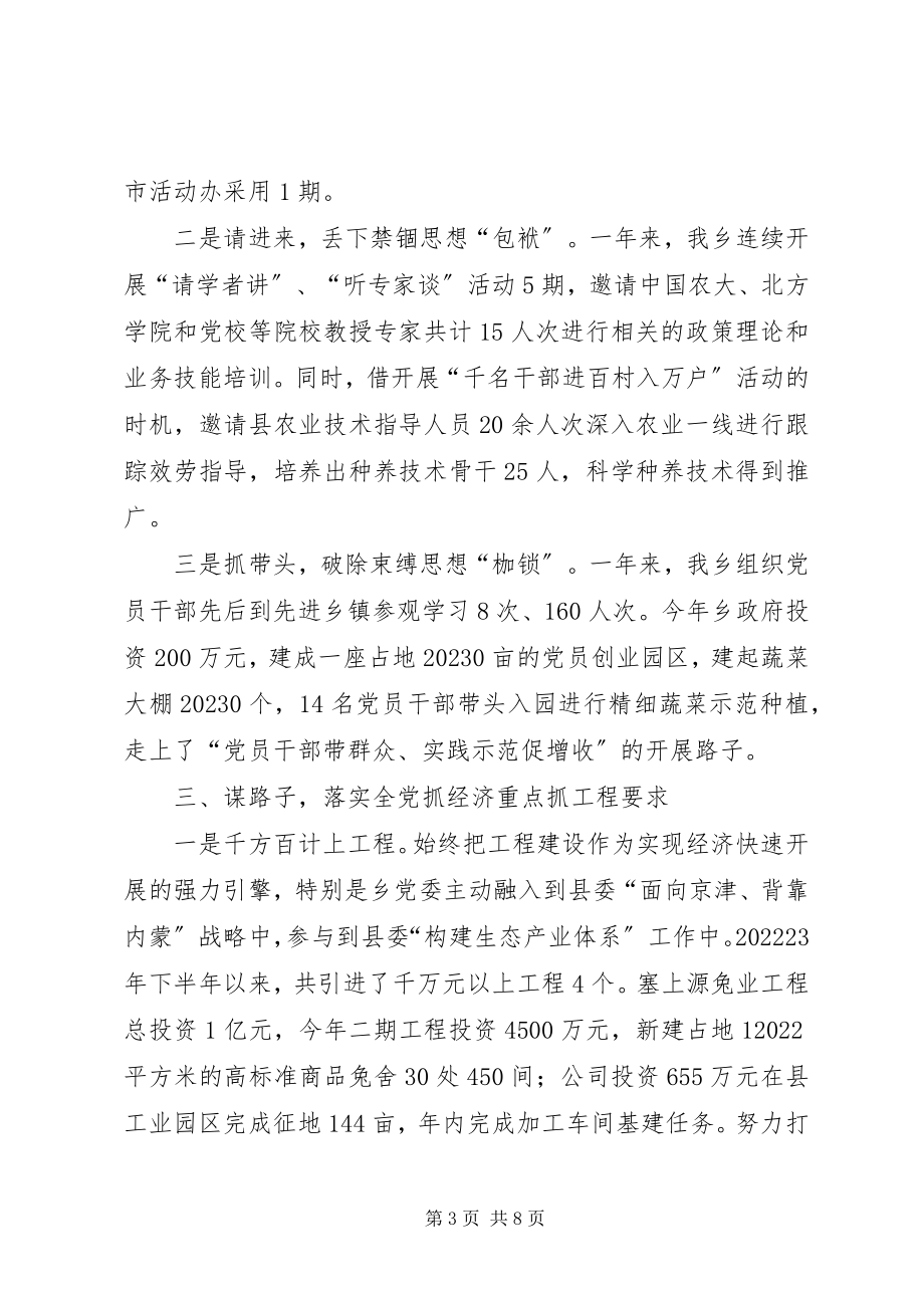 2023年乡镇党委书记抓基层组织建设专项述职报告.docx_第3页