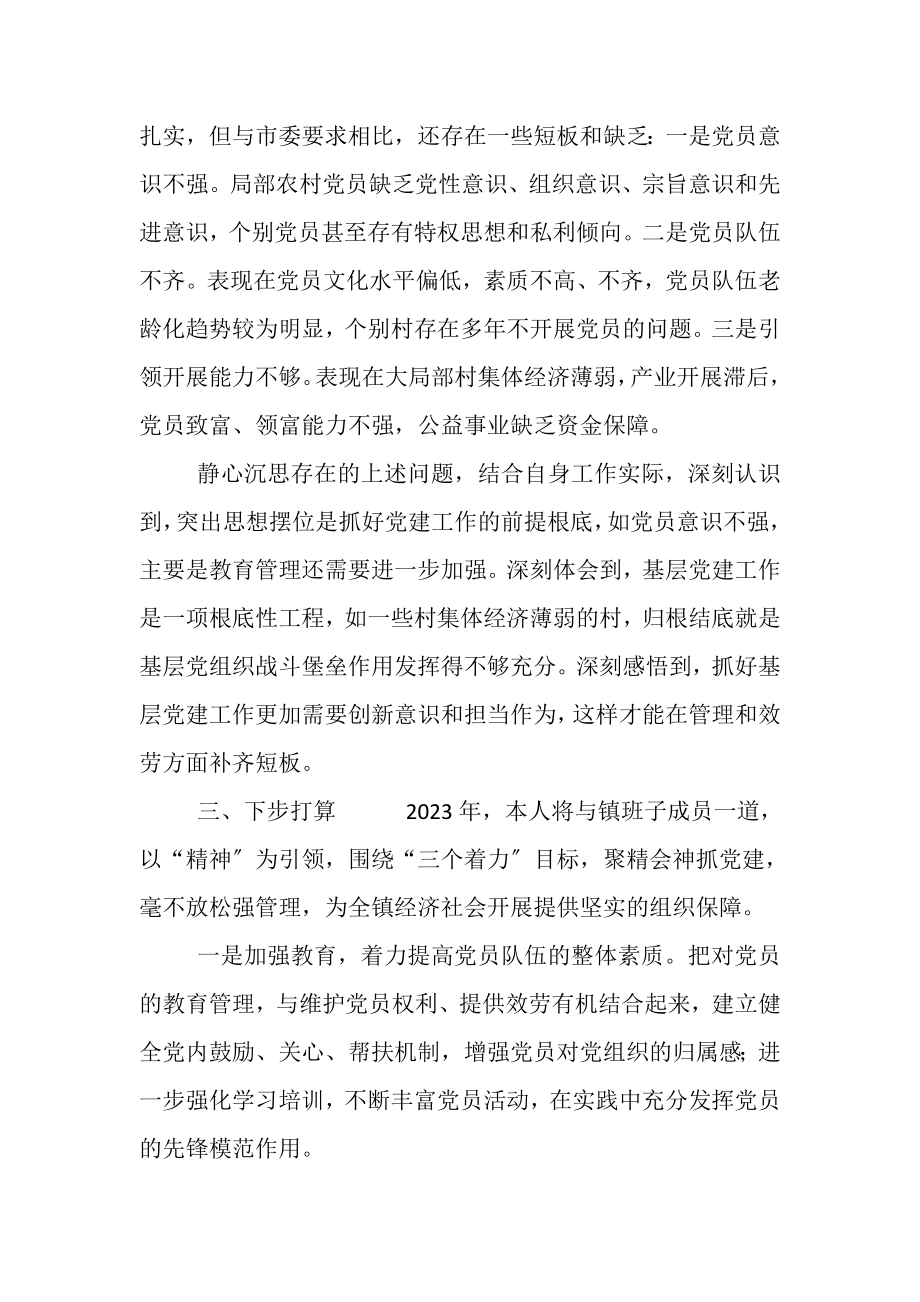 2023年乡镇领导抓基层党建工作述职报告.doc_第3页