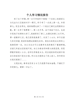 2023年个人学习情况报告.docx