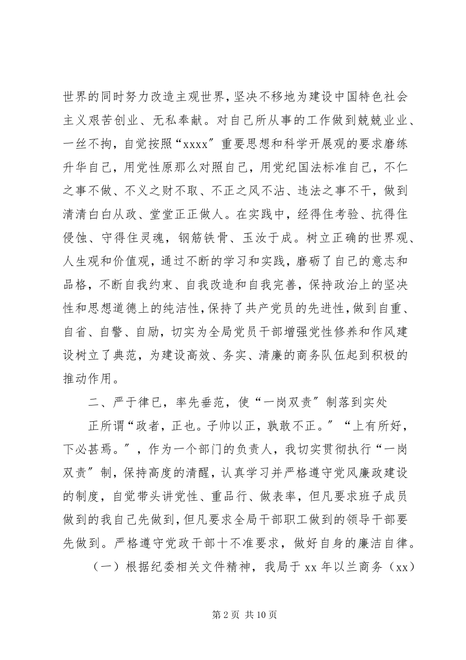 2023年个人廉政自查报告.docx_第2页