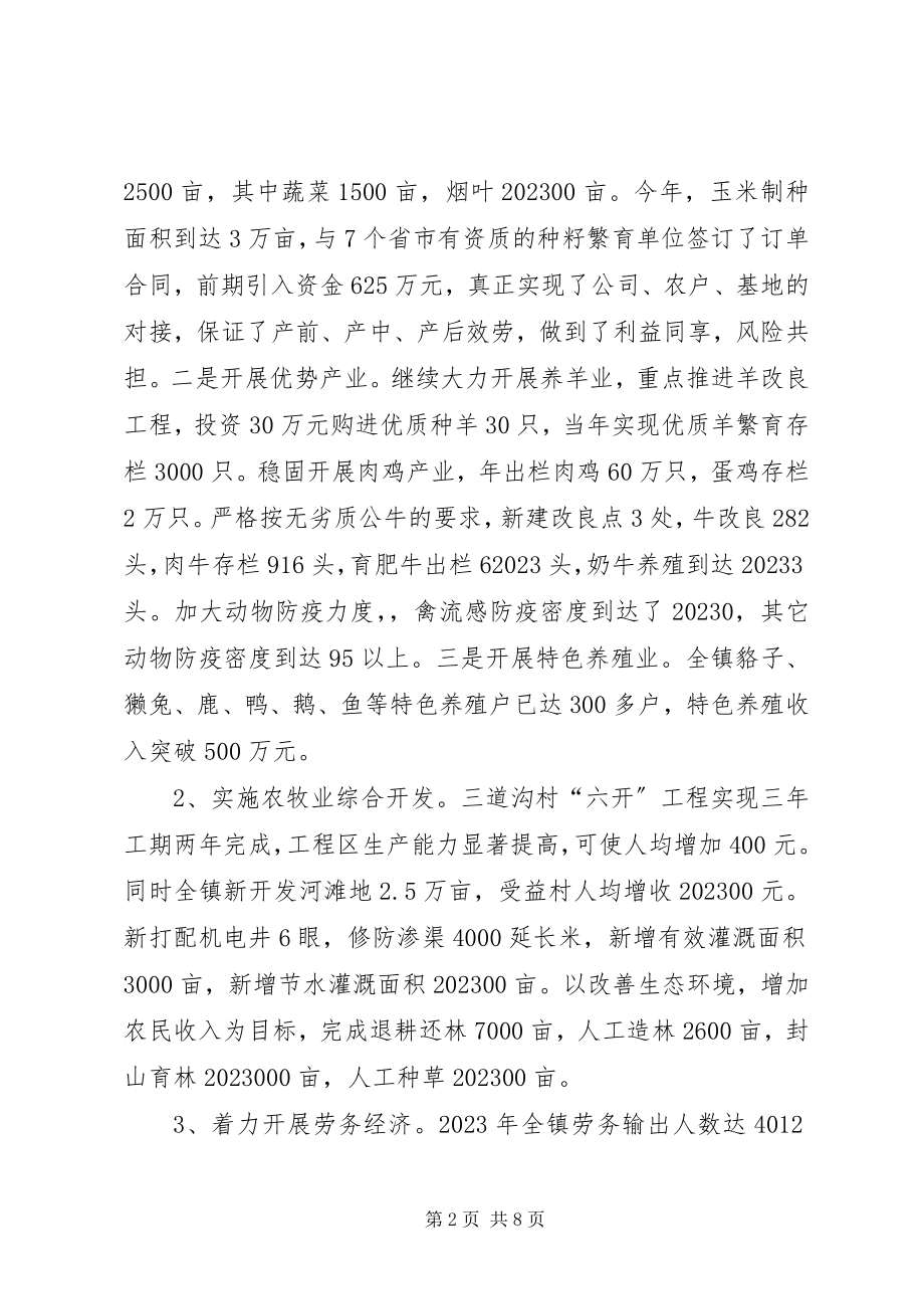 2023年乡镇党政班子述职报告.docx_第2页