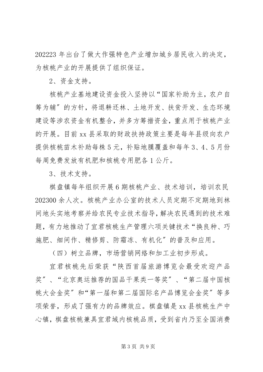 2023年乡镇核桃产业发展调研报告.docx_第3页