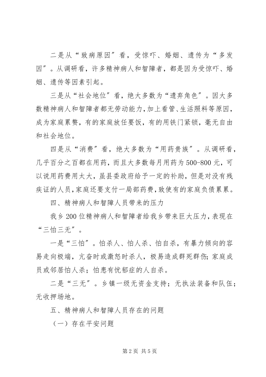 2023年乡精神病人和智障人员的调研报告.docx_第2页