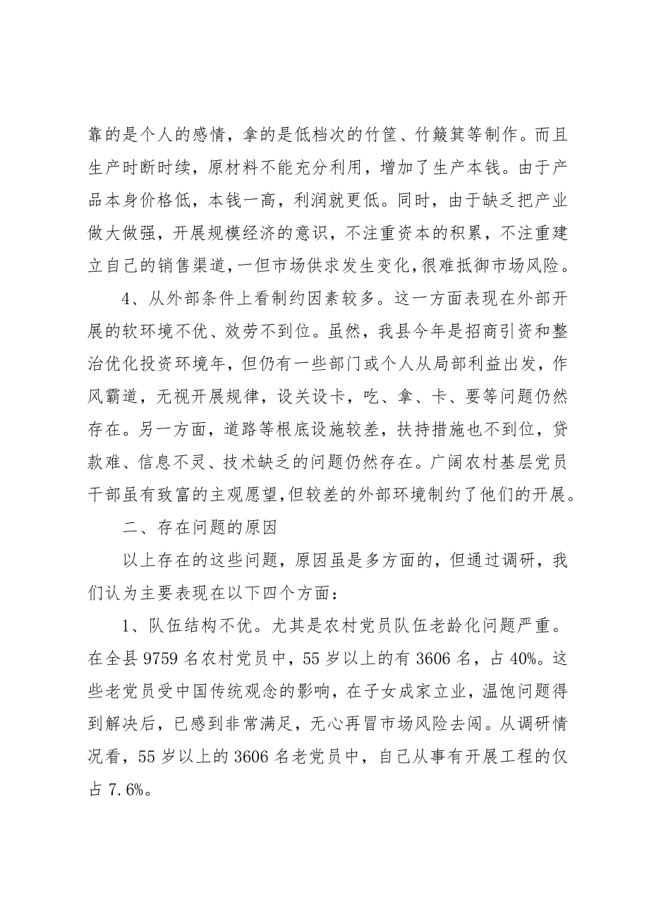 2023年党员干部带头致富工作调研报告.docx_第3页