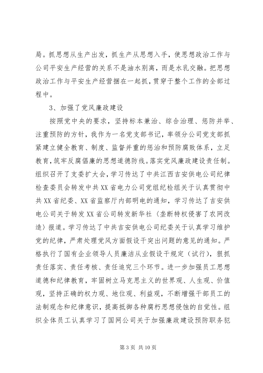 2023年供电分公司书记述职报告.docx_第3页