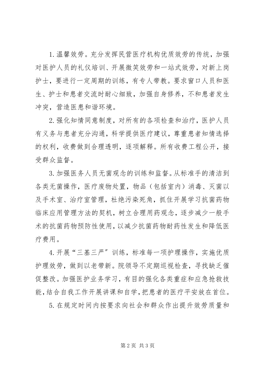 2023年俪人医院行风自查自纠报告.docx_第2页