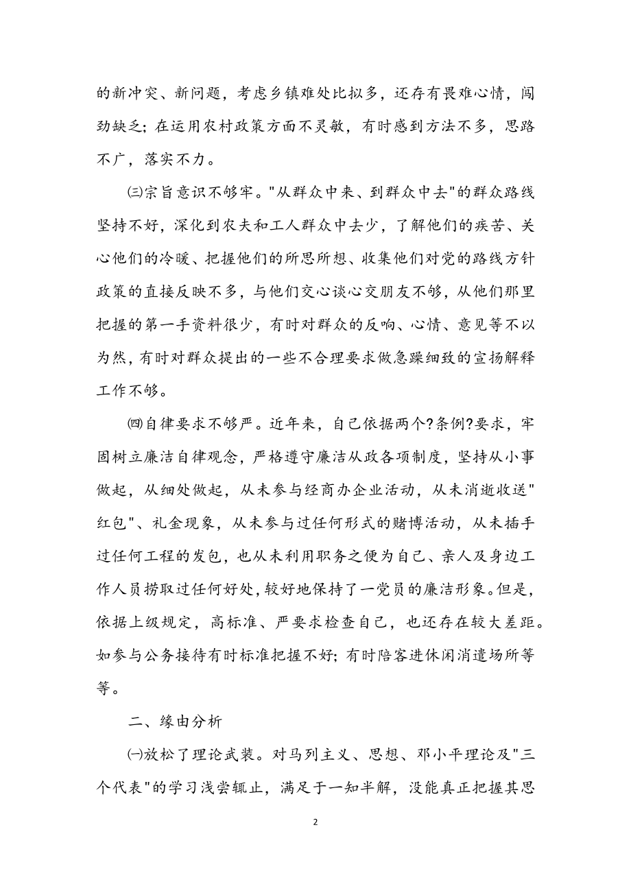 2023年党员个人作风建设分析材料.docx_第2页