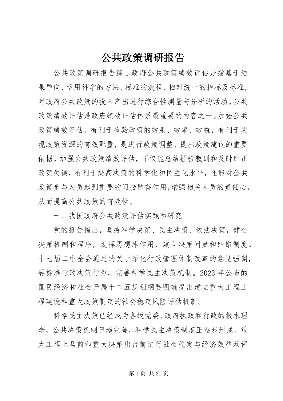 2023年公共政策调研报告.docx_第1页