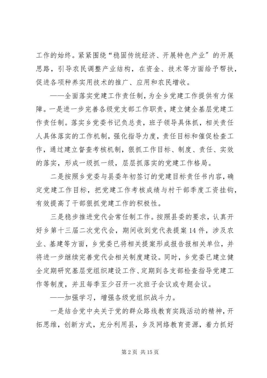 2023年党委年度工作述职报告个人述职报告范文.docx_第2页