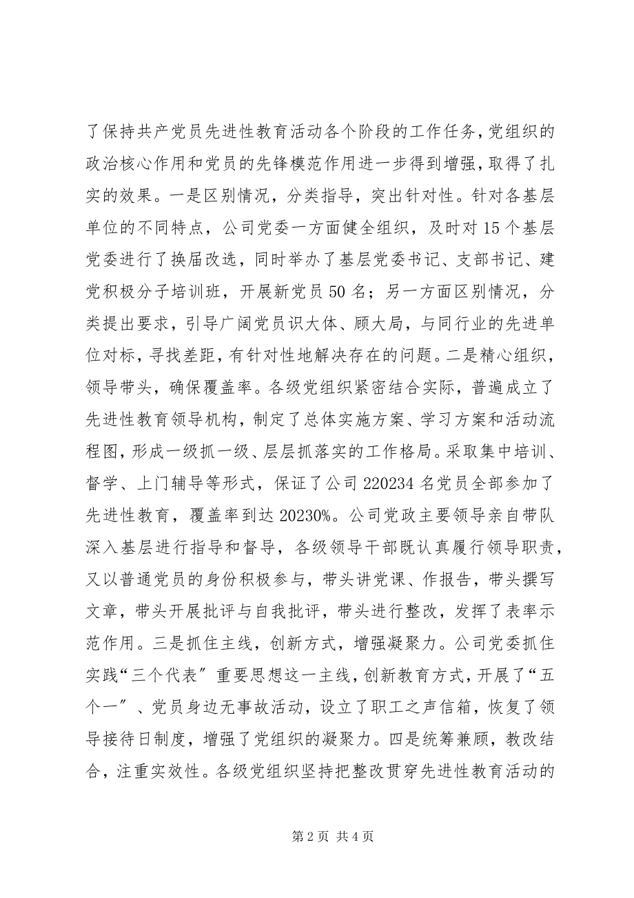 2023年公司党委工作总结报告.docx_第2页