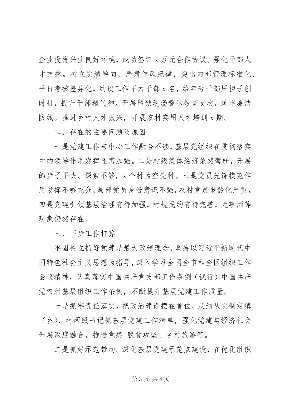 2023年党支部书记抓基层党建工作述职报告2.docx_第3页