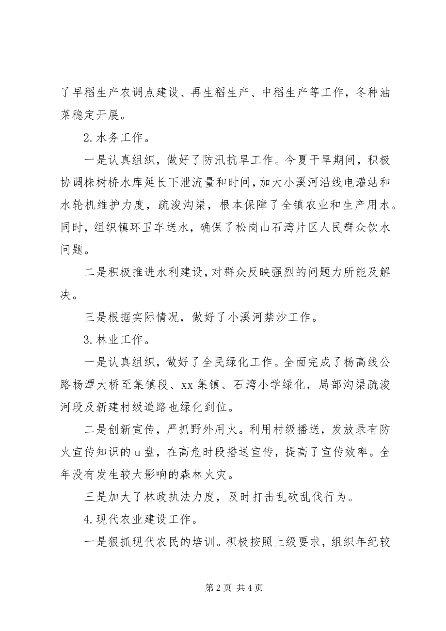 2023年副镇长述职述廉工作报告.docx_第2页