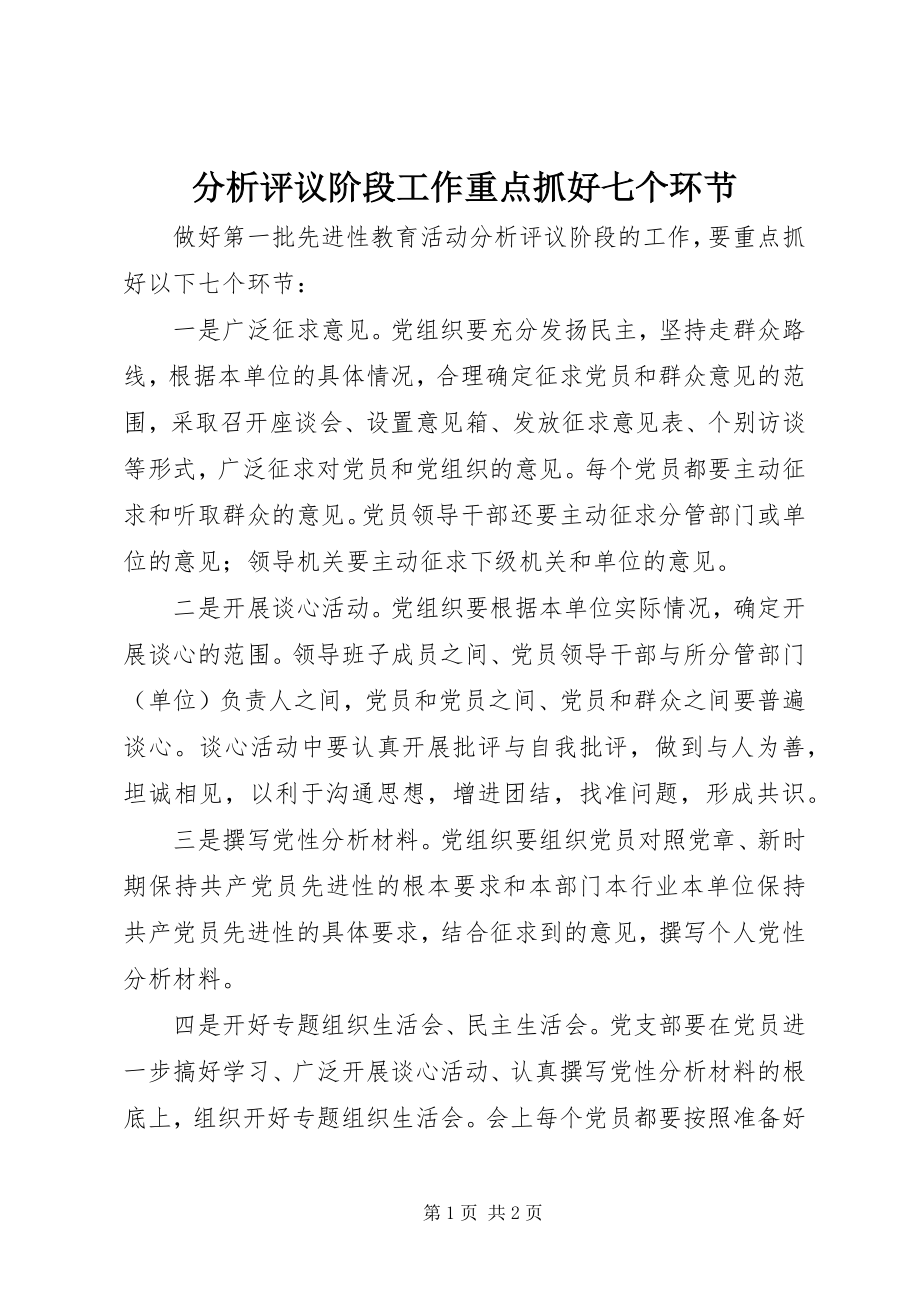 2023年分析评议阶段工作重点抓好七个环节.docx_第1页