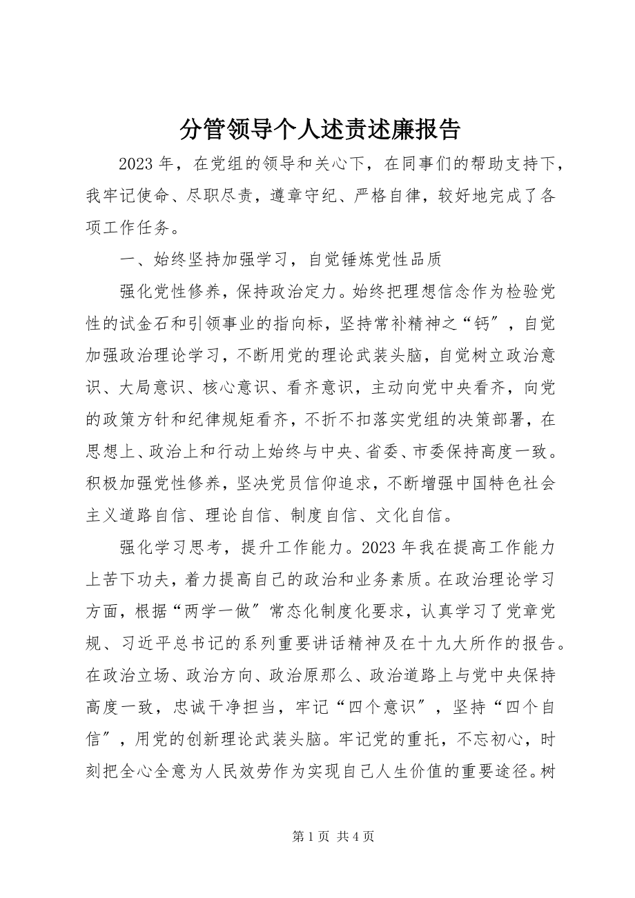 2023年分管领导个人述责述廉报告.docx_第1页