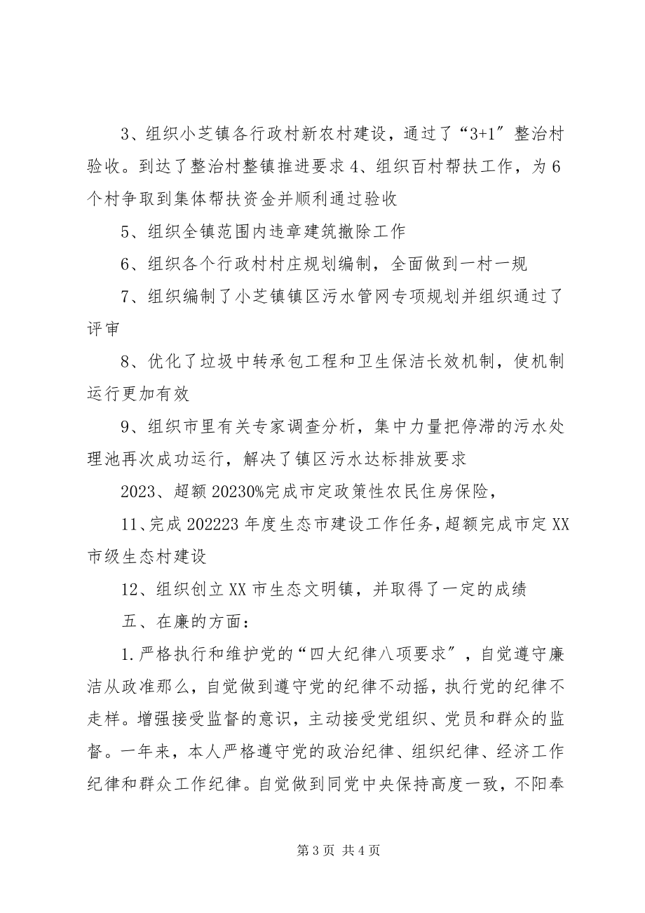 2023年副镇长年度工作述职报告.docx_第3页