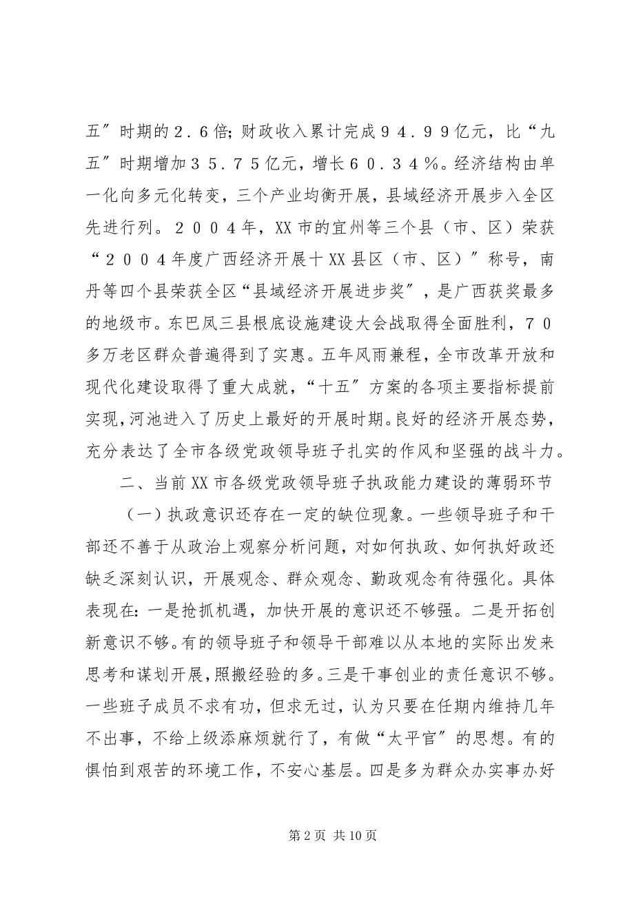 2023年加强领导班子执政能力建设的管见的报告.docx_第2页