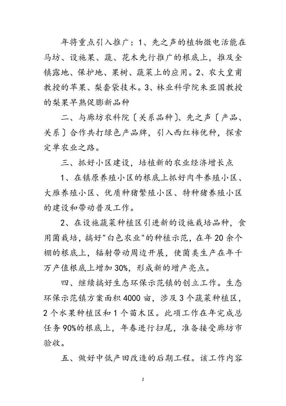 2023年分析镇农办工作要点范文.doc_第2页