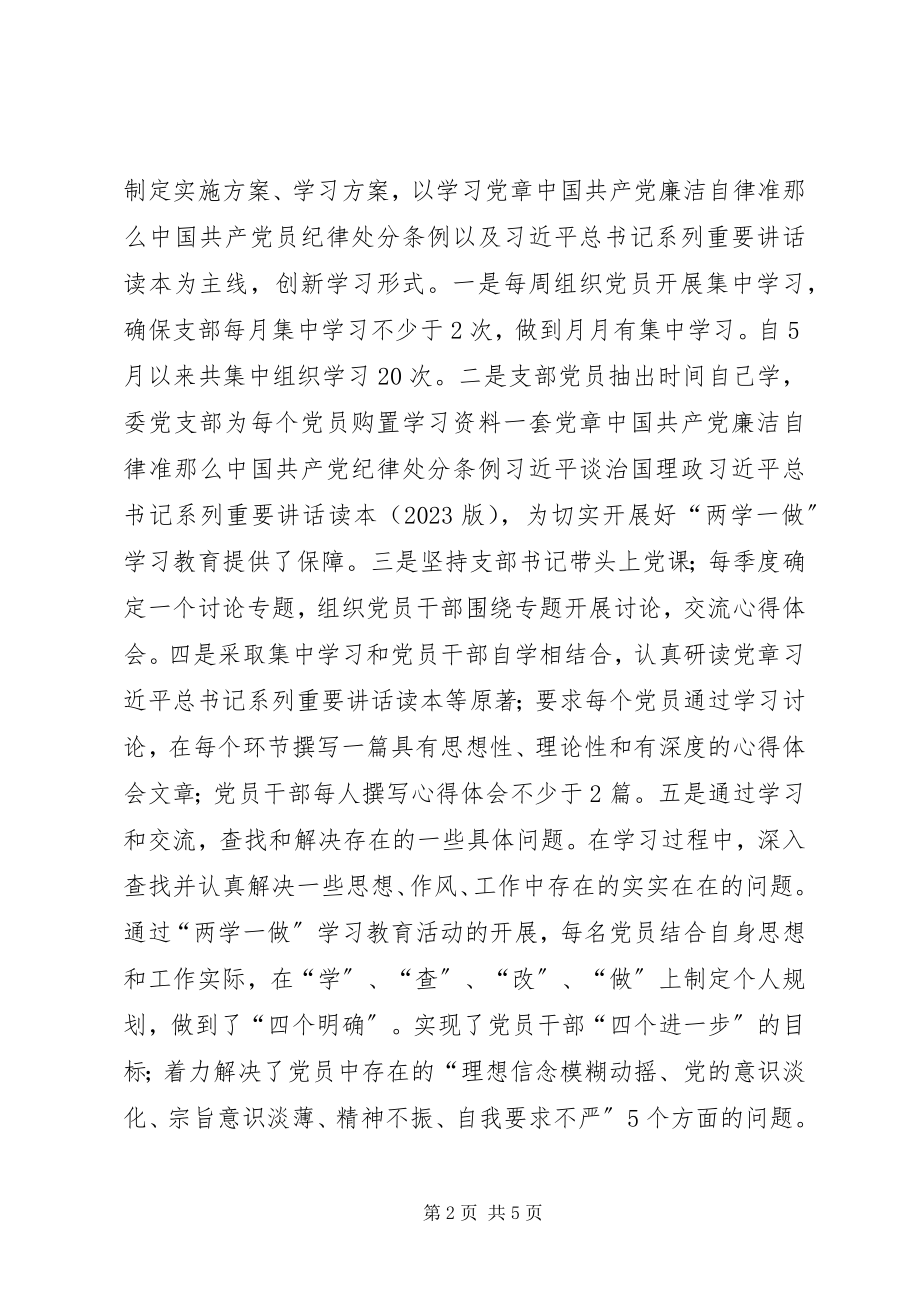 2023年区发改委党支部党建工作自查报告2.docx_第2页