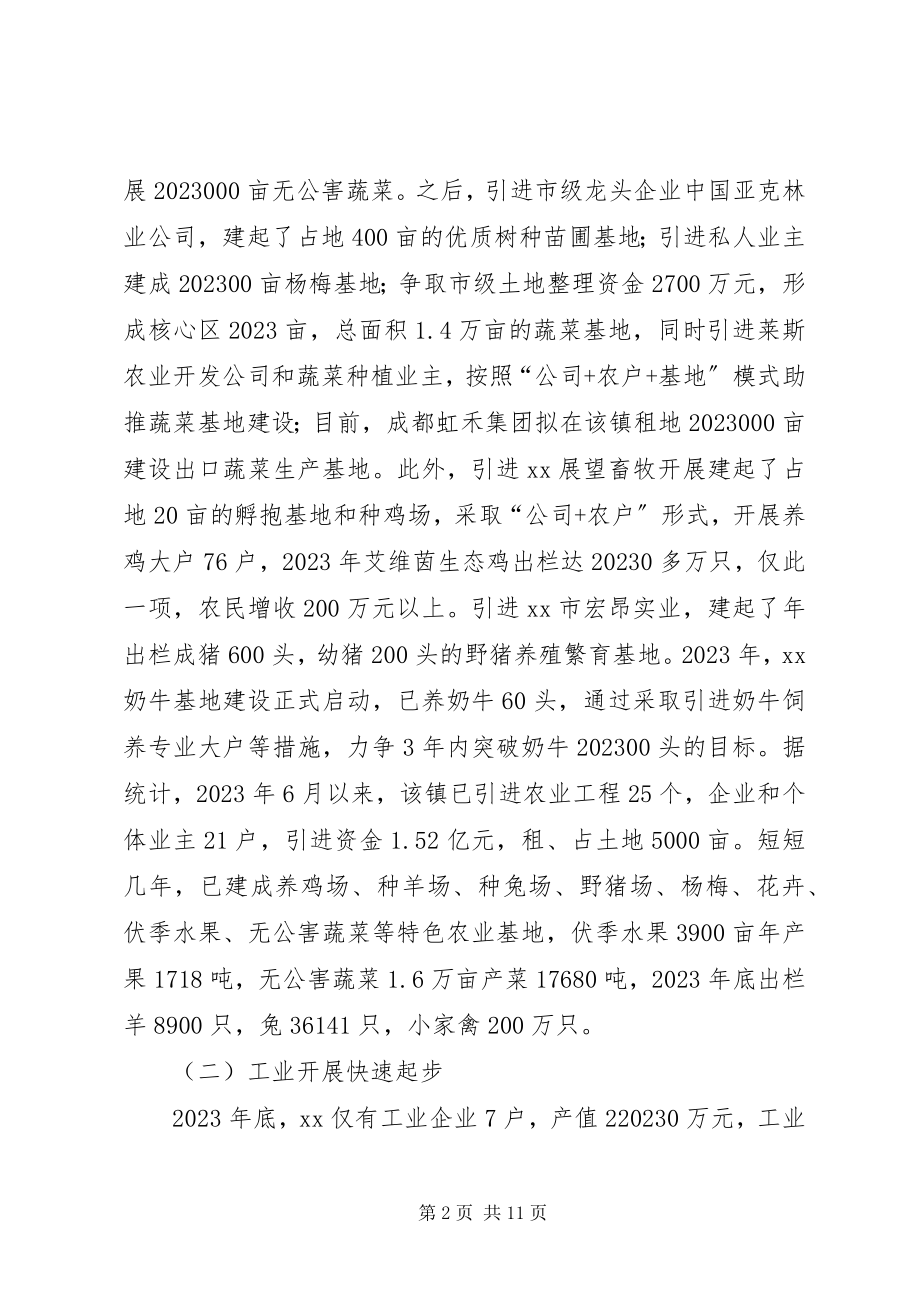 2023年加快乡镇发展的调研报告.docx_第2页