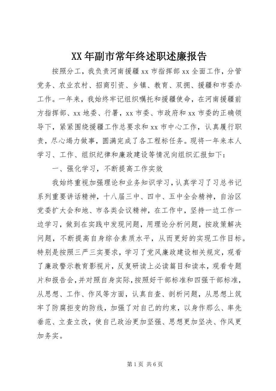 2023年副市长终述职述廉报告.docx_第1页