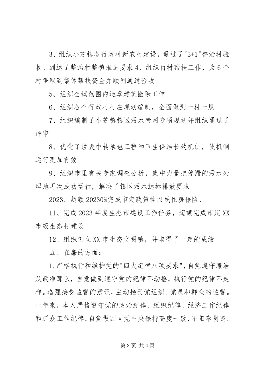 2023年副镇长的领导述职述廉报告.docx_第3页