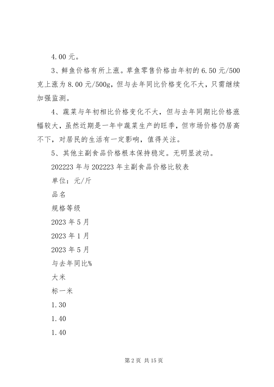 2023年农产品价格对农村经济的调研报告.docx_第2页