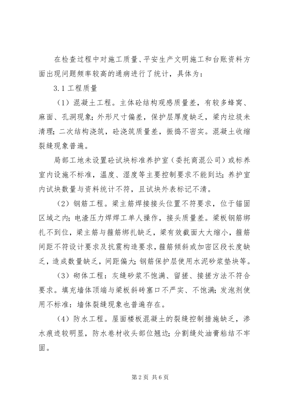 2023年公司质量安全大检查总结报告.docx_第2页