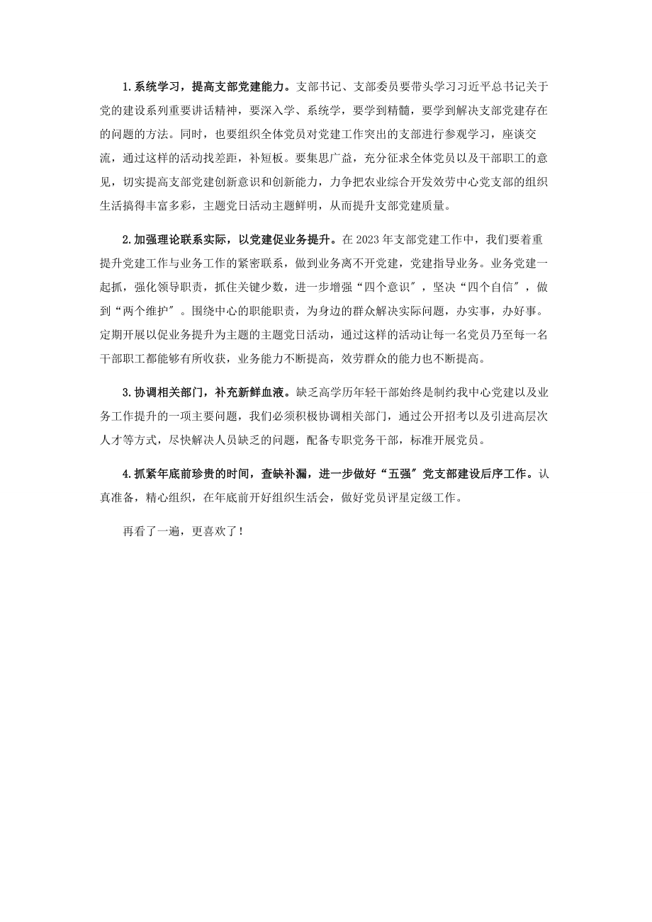 2023年农业综合开发服务中心党支部书记抓党建工作述职报告.docx_第3页