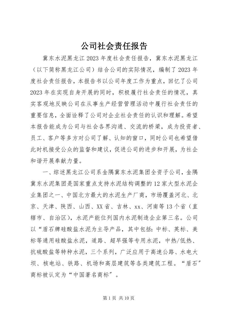 2023年公司社会责任报告.docx_第1页