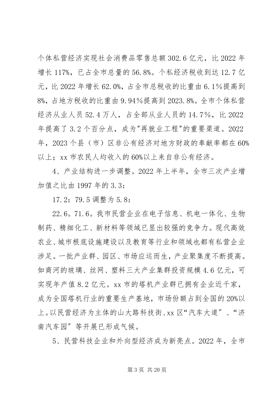 2023年加快市非公有经济发展的调研报告.docx_第3页