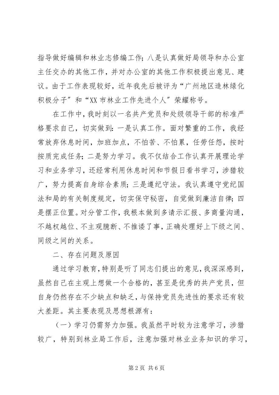 2023年办公室副主任个人党性分析材料新编.docx_第2页