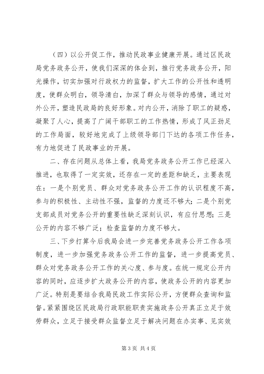 2023年区民政局加强党务政务公开工作总结报告.docx_第3页