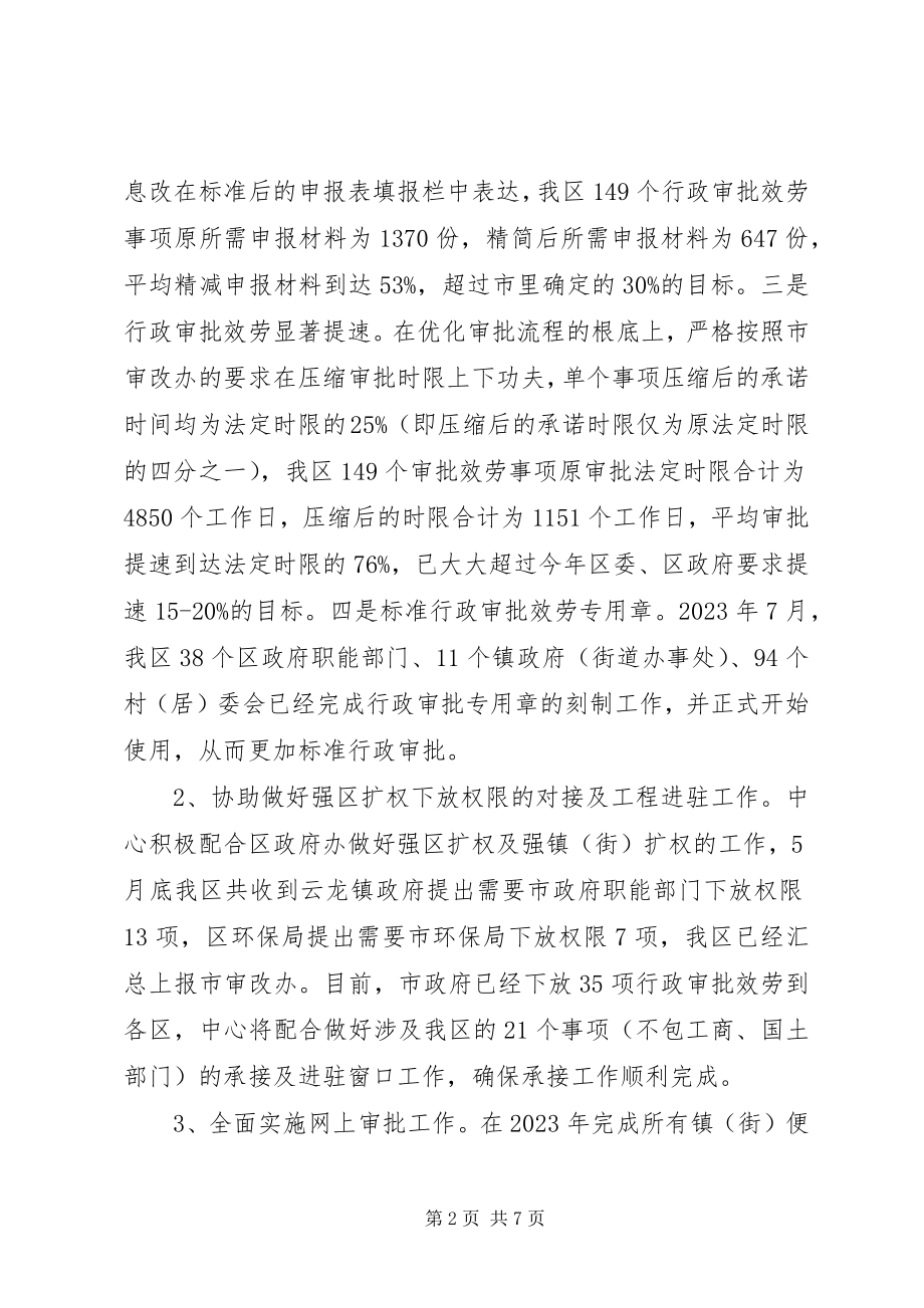 2023年区政务服务中心年度工作总结报告.docx_第2页