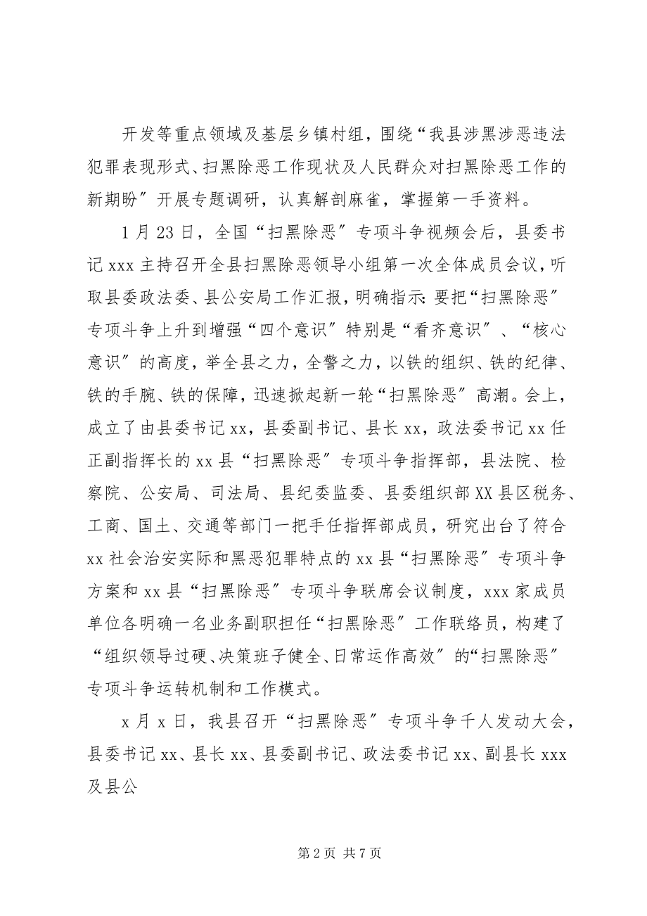 2023年检察院扫黑除恶专题调研报告.docx_第2页