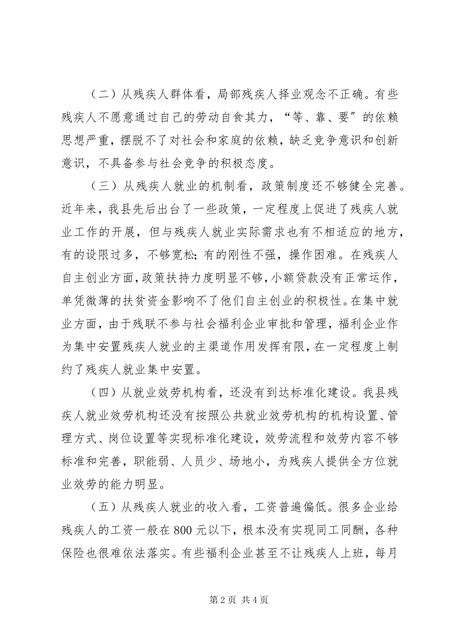 2023年残疾人就业情况调研报告.docx_第2页