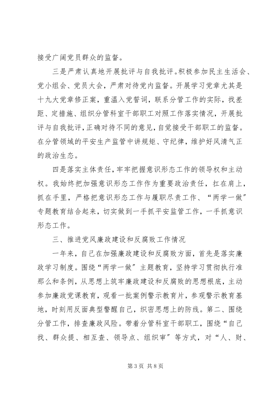 2023年市安监局副局长上半年述职报告.docx_第3页