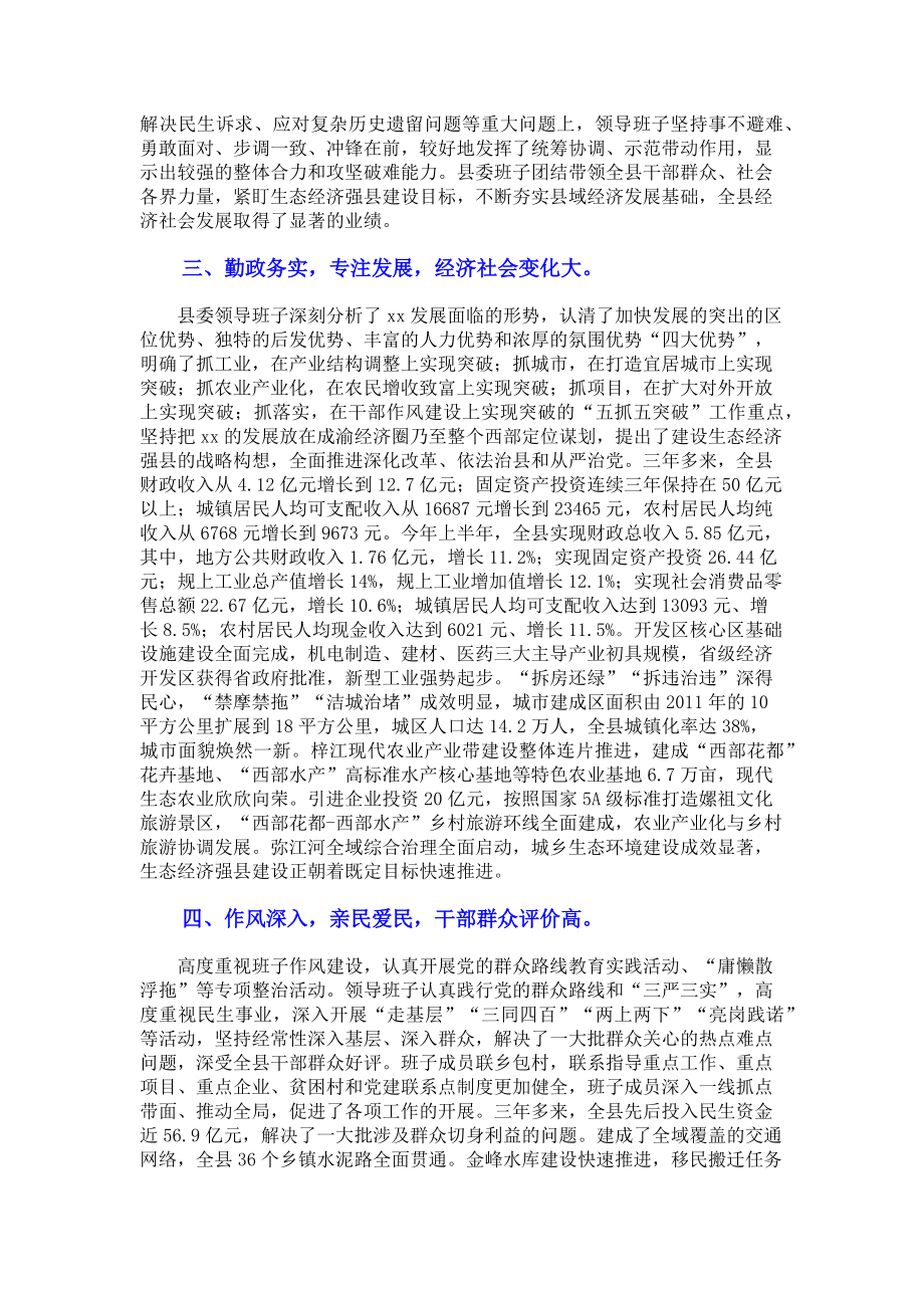 2023年县委班子运行情况报告.doc_第2页