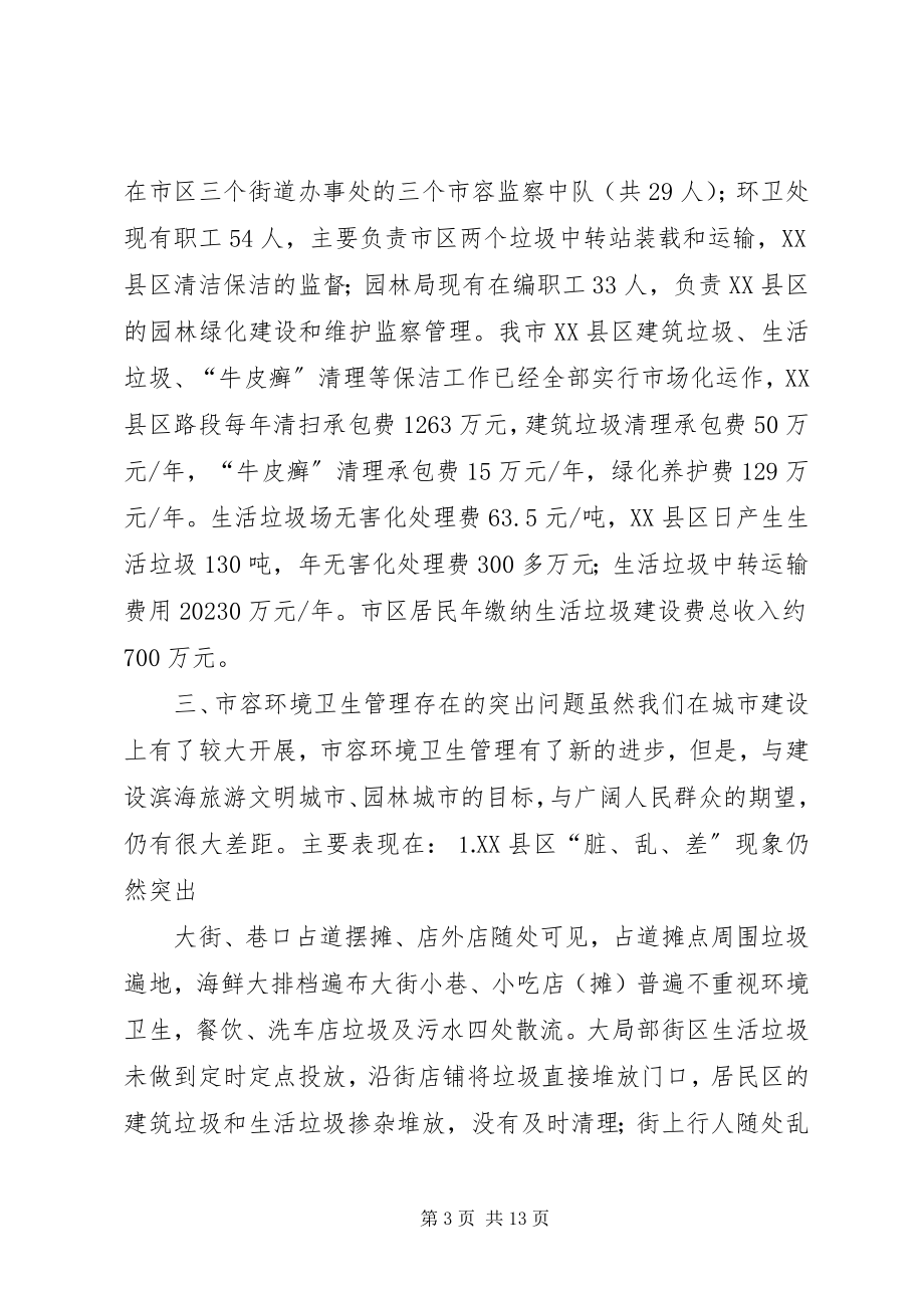 2023年市容环境卫生管理情况的调研报告.docx_第3页